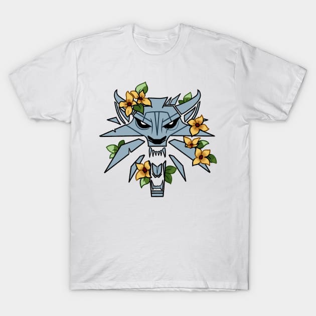 The WItcher Wolf T-Shirt by gaypompeii